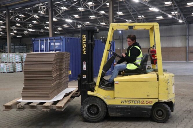 Logistiek met eigen bedrijfswagen