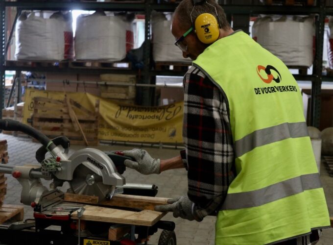 Zaagwerk bij De Voorwerkers